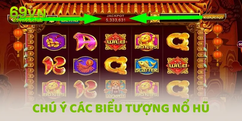 Hãy chú ý theo dõi các biểu tượng trong Nổ hũ để tối ưu hóa chiến thắng